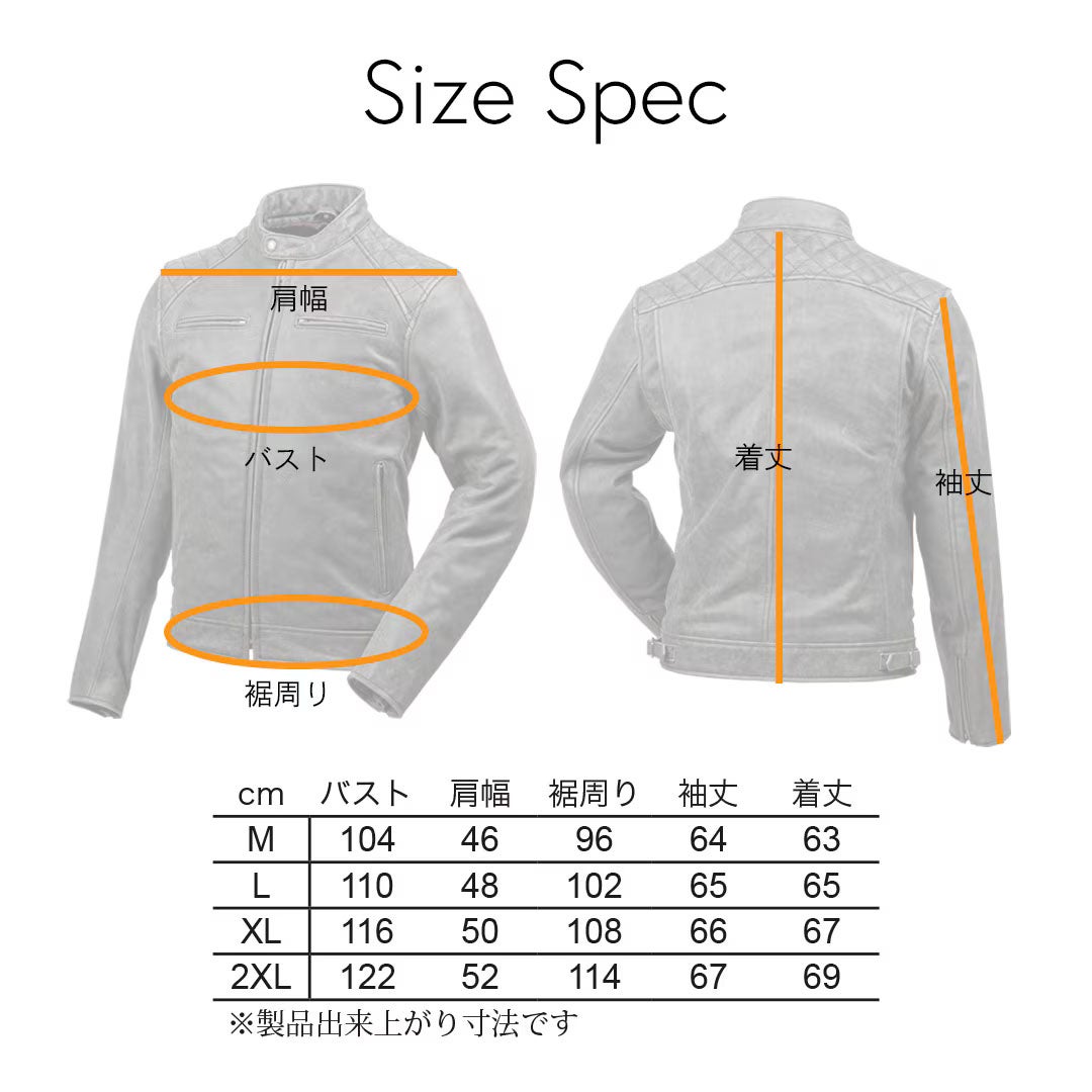 DEGNER デグナー バッファローレザー ジャケット ブラウン 16