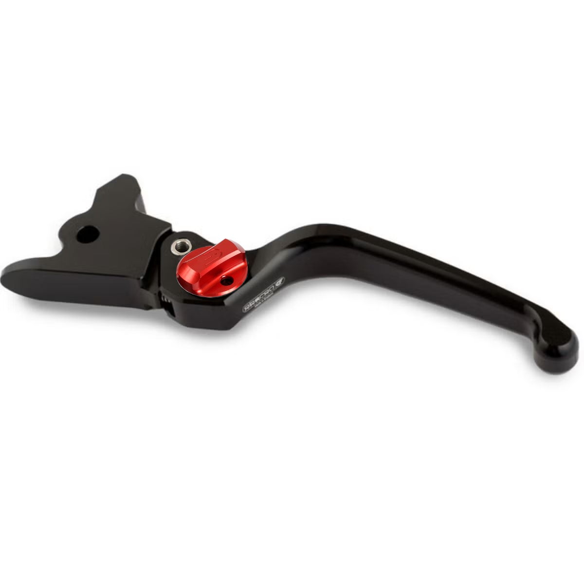 OBERON ツーリング、トライク用アジャスタブル クラッチレバー スタンダード (ブラック/レッド)