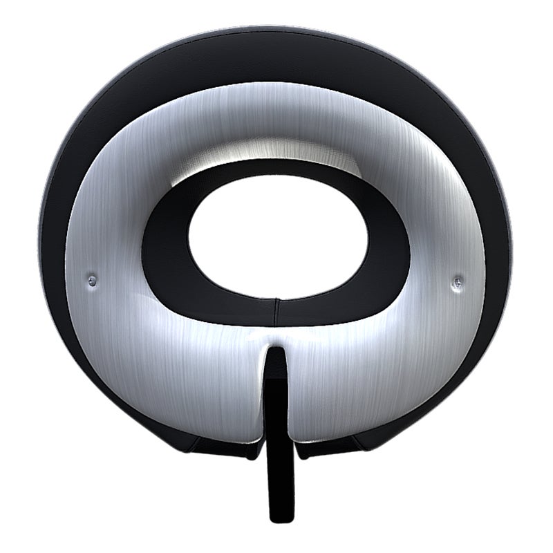 オーバルバック・バックレスト用 リプレースプレート アルミ調ABS