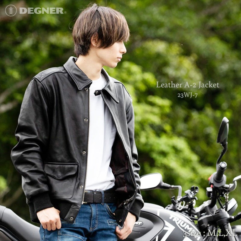 DEGNER デグナー カウレザー A-2 ジャケット