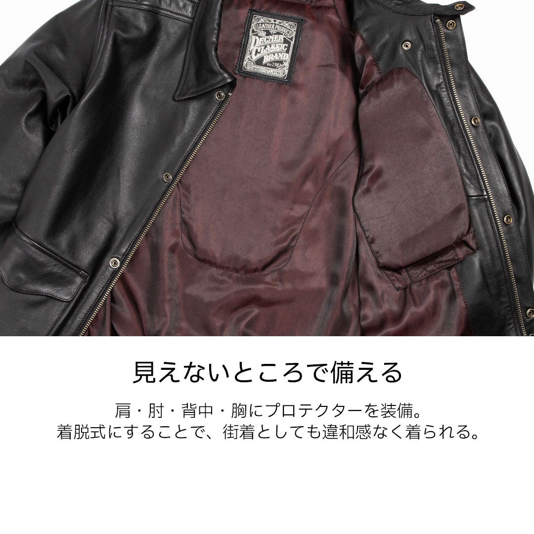DEGNER デグナー カウレザー A-2 ジャケット 5
