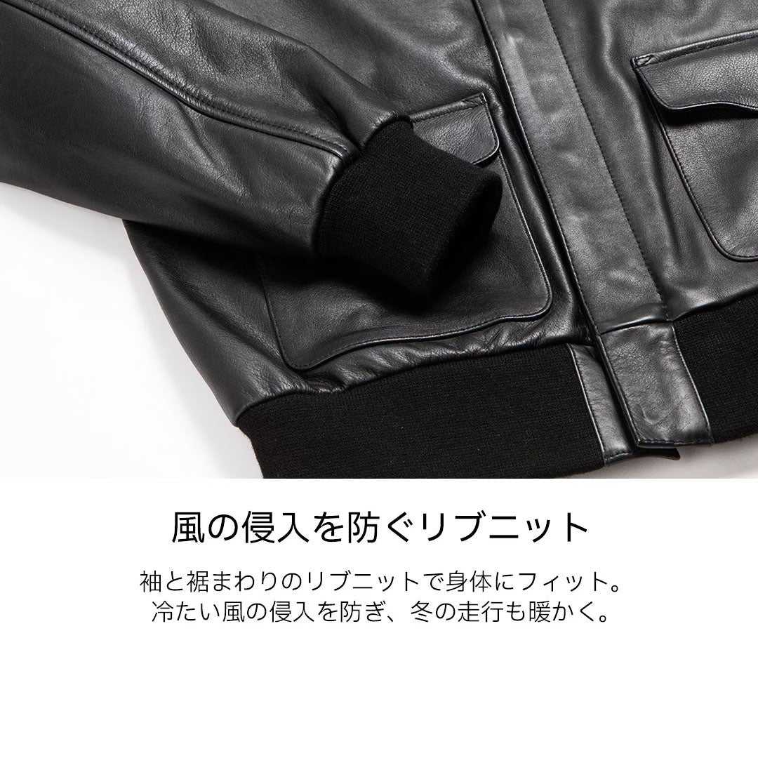 DEGNER デグナー カウレザー A-2 ジャケット 6