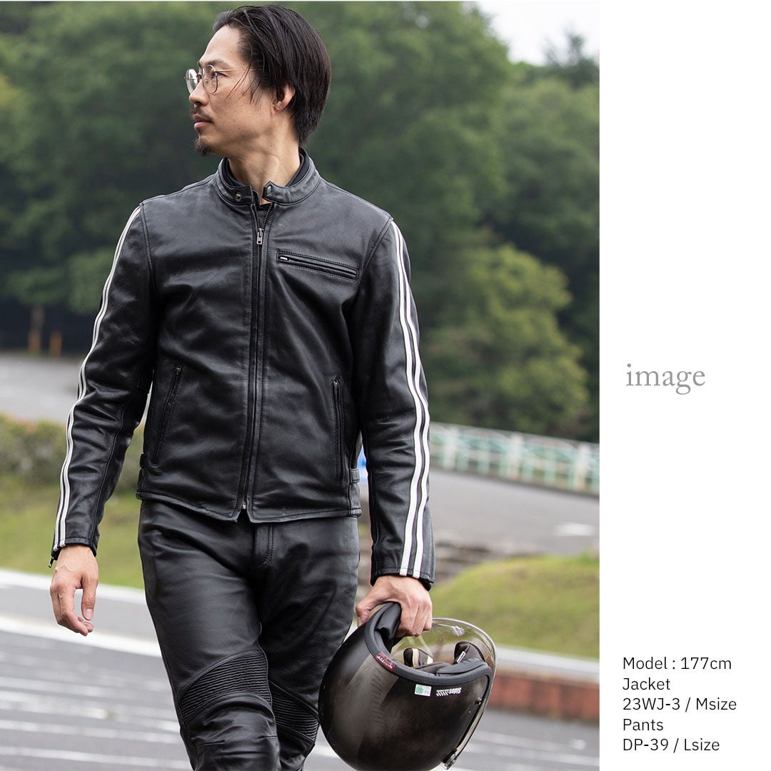 DEGNER デグナー ゴートレザー シングルライダース ジャケット 2