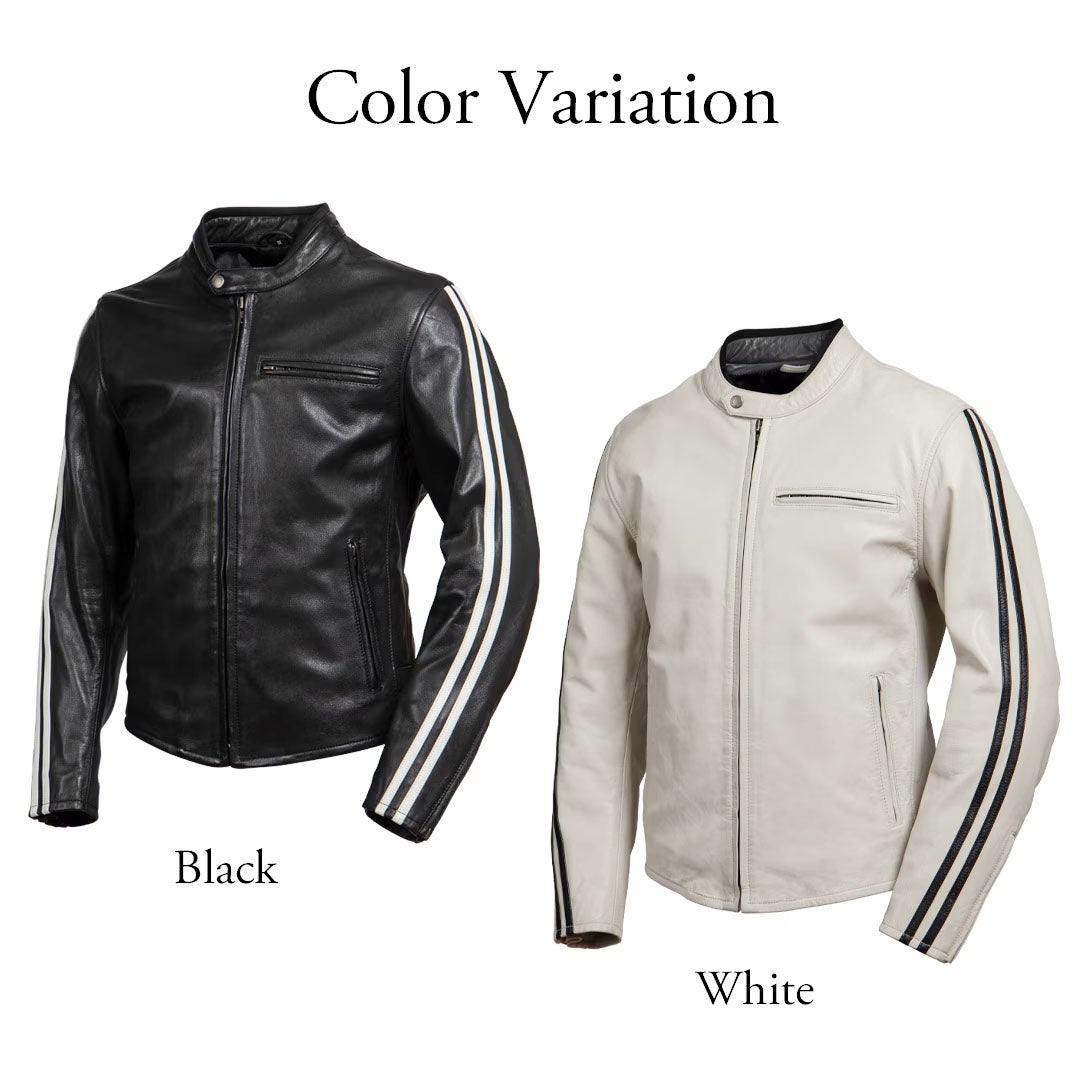 DEGNER デグナー ゴートレザー シングルライダース ジャケット 3