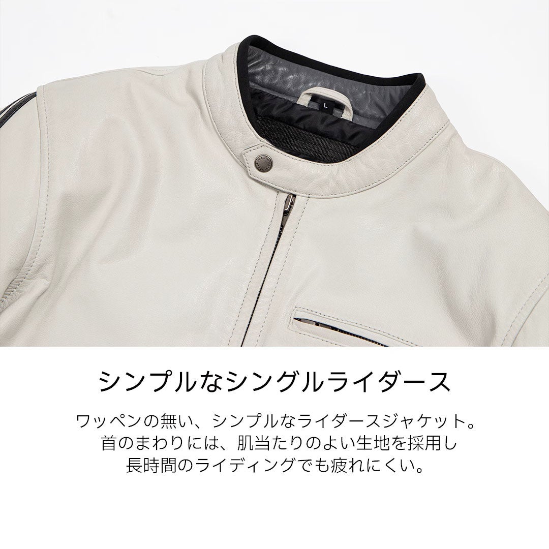 DEGNER デグナー ゴートレザー シングルライダース ジャケット 4