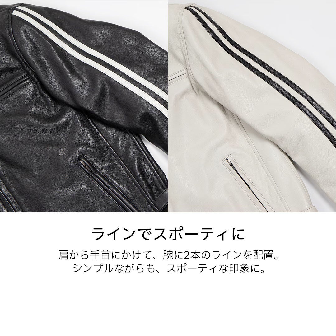 DEGNER デグナー ゴートレザー シングルライダース ジャケット 5