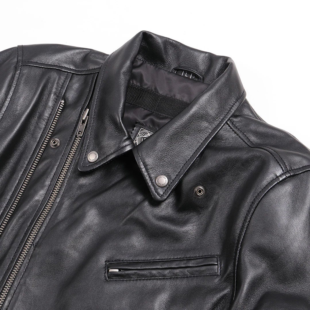 DEGNER デグナー シープレザー ダブルライダースジャケット 12