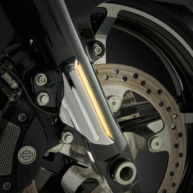 2024以降ツーリング LEDフロントフォークライト (クローム)