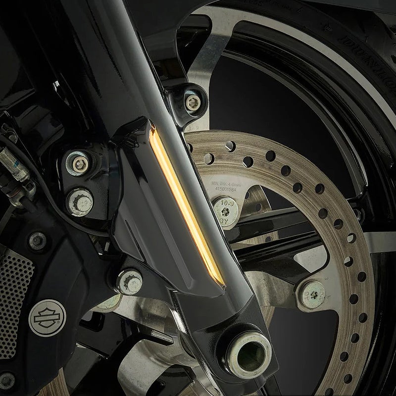 2024以降ツーリング LEDフロントフォークライト (ブラック)