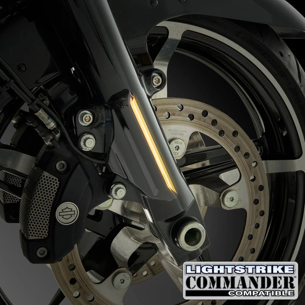 2024以降ツーリング LEDフロントフォークライト (ブラック)1