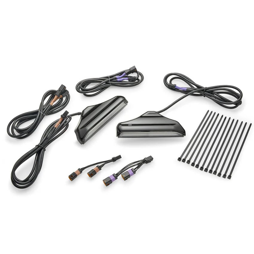 2024以降ツーリング LEDフロントフォークライト (ブラック)4