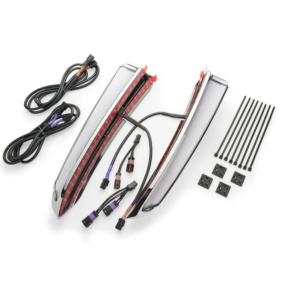 2024以降ロードグライド ウィングレット LEDフェアリングライト (クローム)1