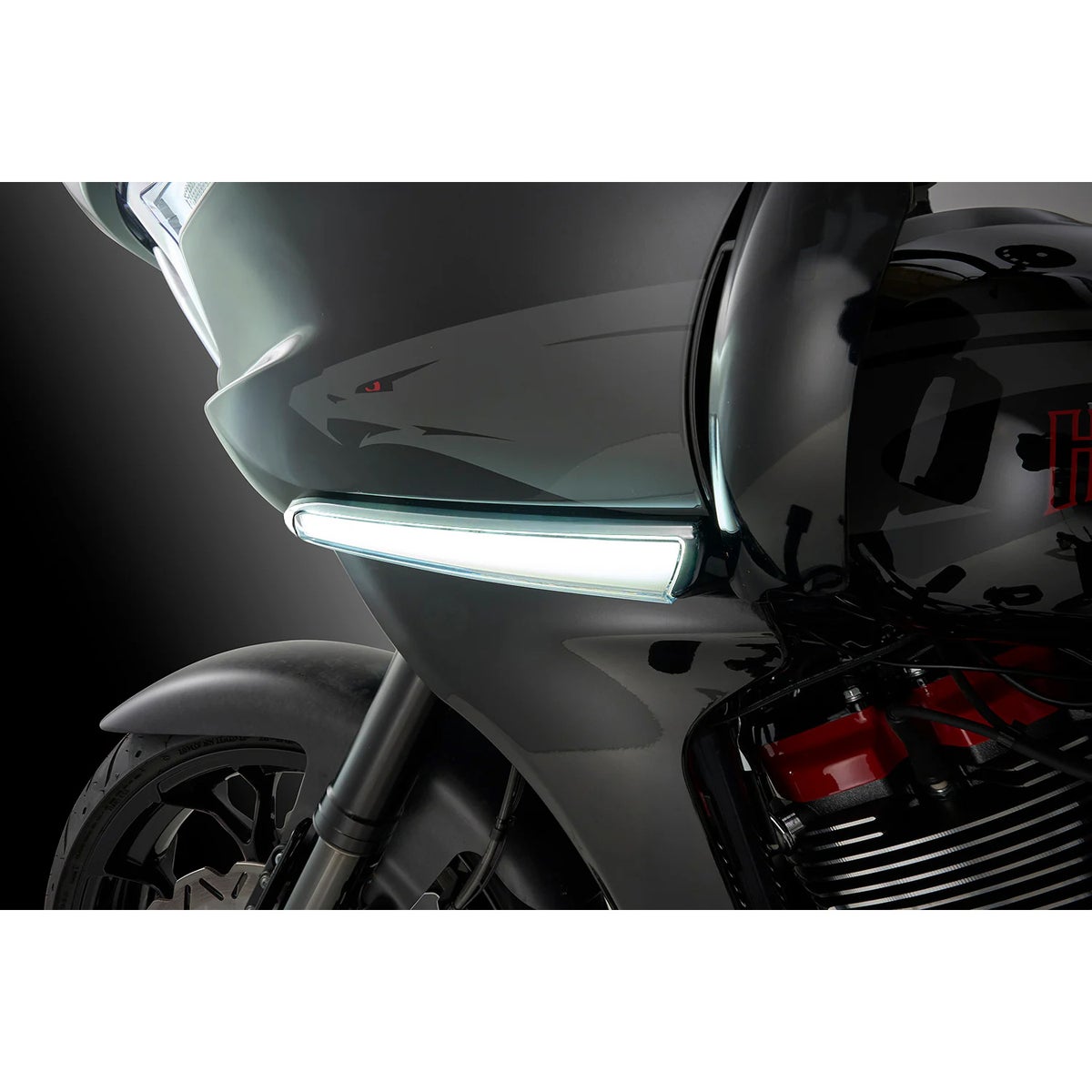 2024以降ロードグライド ウィングレット LEDフェアリングライト (クローム)2