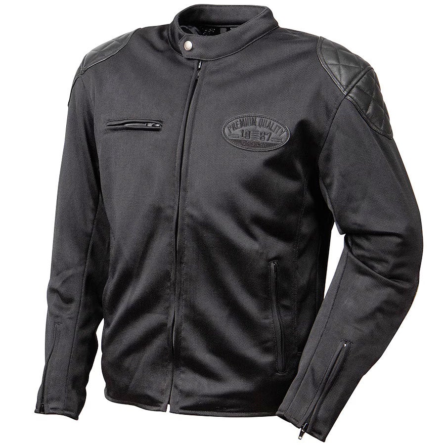 DEGNER デグナー テキスタイル メッシュジャケット ブラック