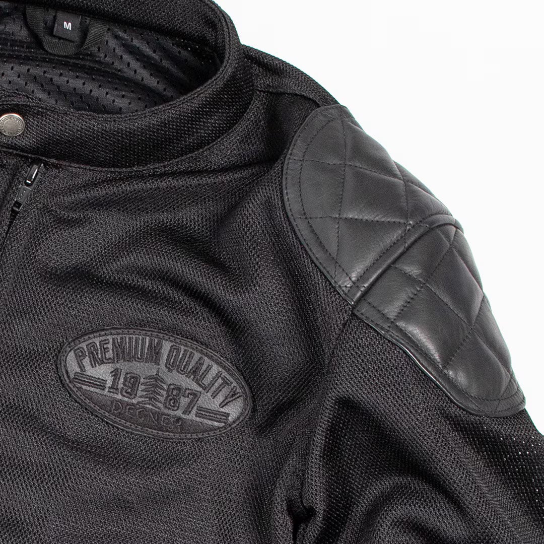 DEGNER デグナー テキスタイル メッシュジャケット ブラック 3