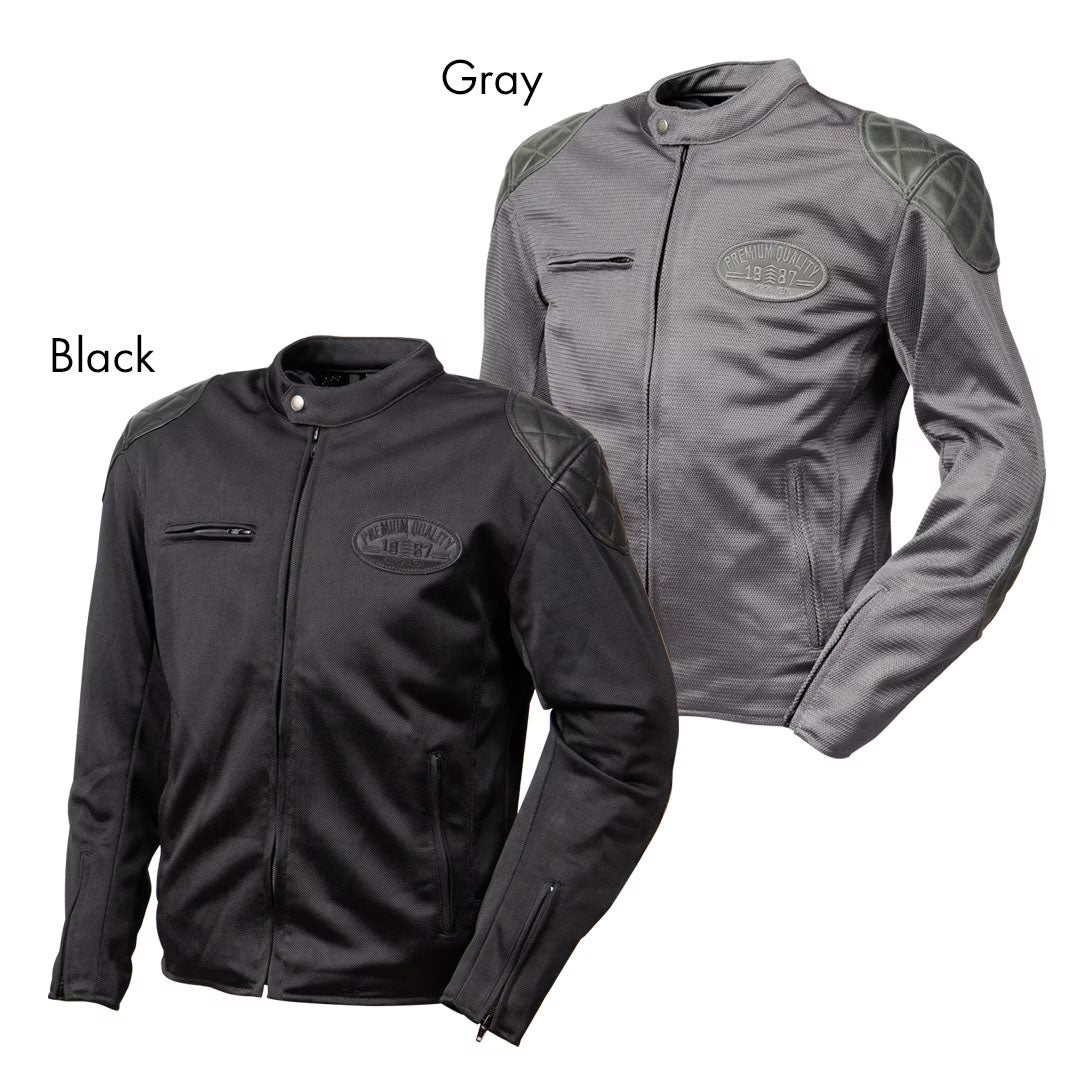 DEGNER デグナー テキスタイル メッシュジャケット グレー 7