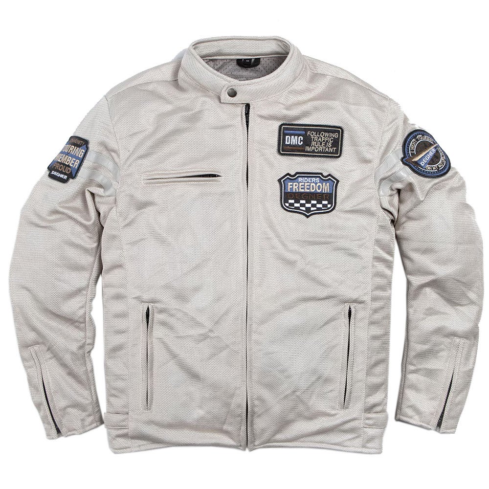 DEGNER デグナー テキスタイル フルメッシュジャケット ベージュ 3