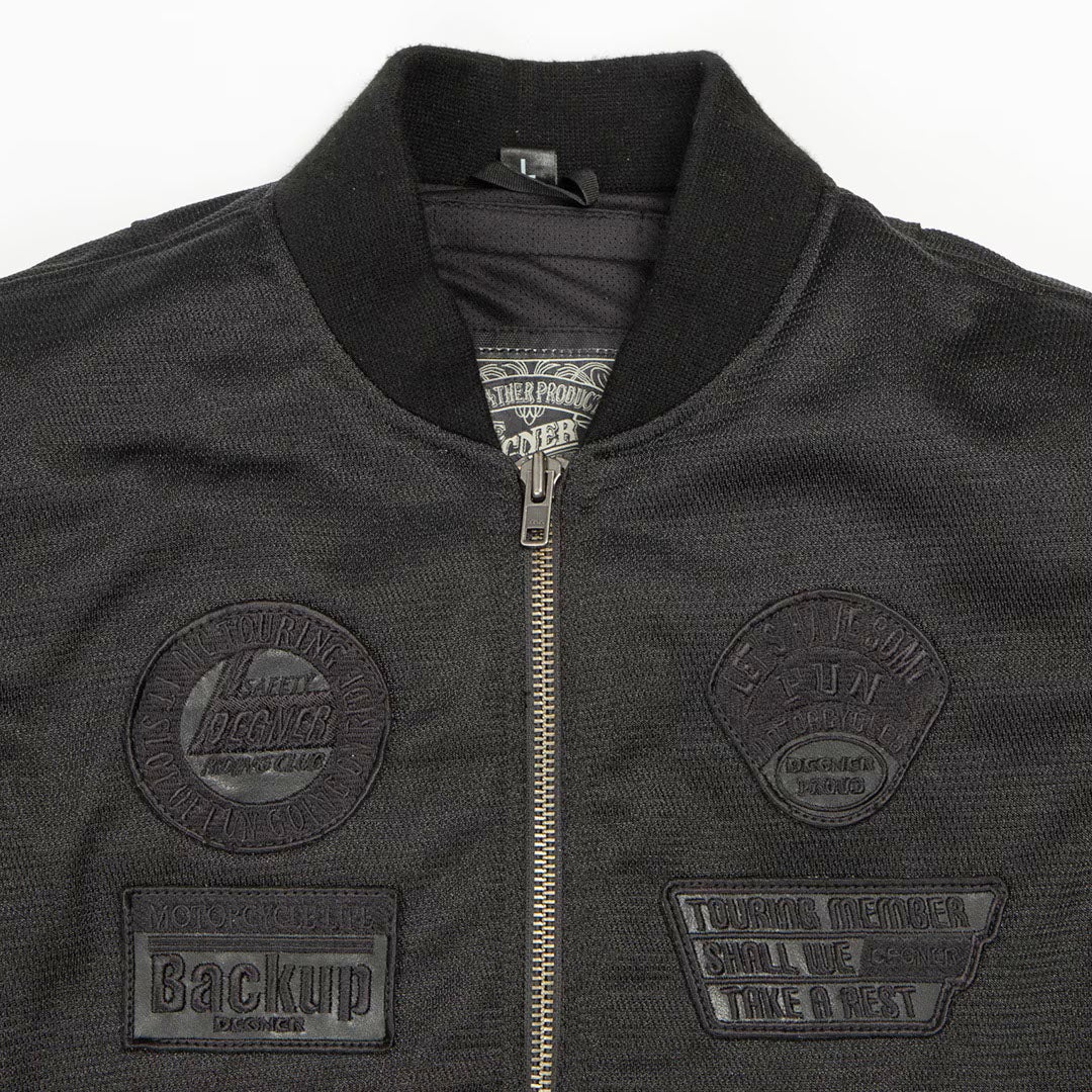 DEGNER デグナー MA-1スタイル メッシュジャケット ブラック 3