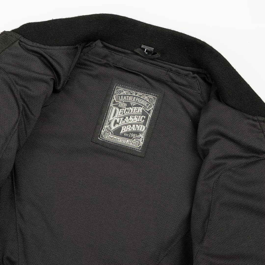 DEGNER デグナー MA-1スタイル メッシュジャケット ブラック 7