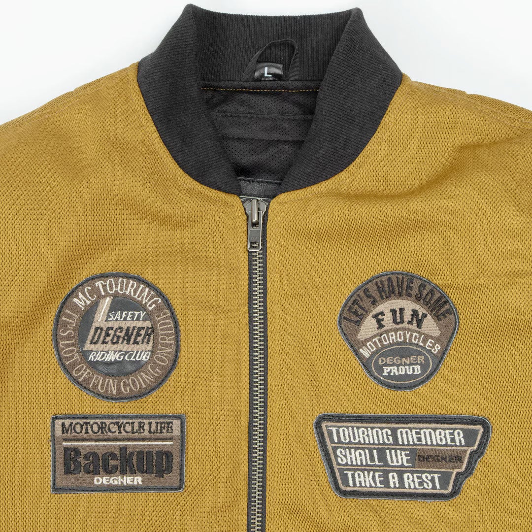 DEGNER デグナー MA-1スタイル メッシュジャケット ブラウン 3