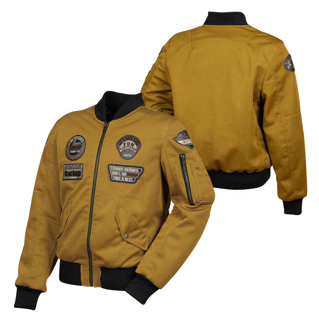 DEGNER デグナー MA-1スタイル メッシュジャケット ブラウン 4