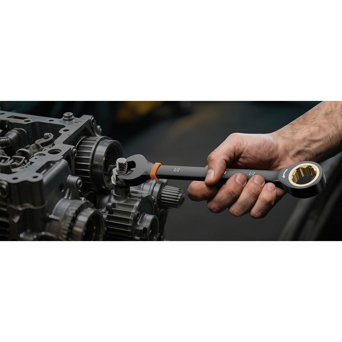 インチサイズ・ラチェットレンチ 8本セット