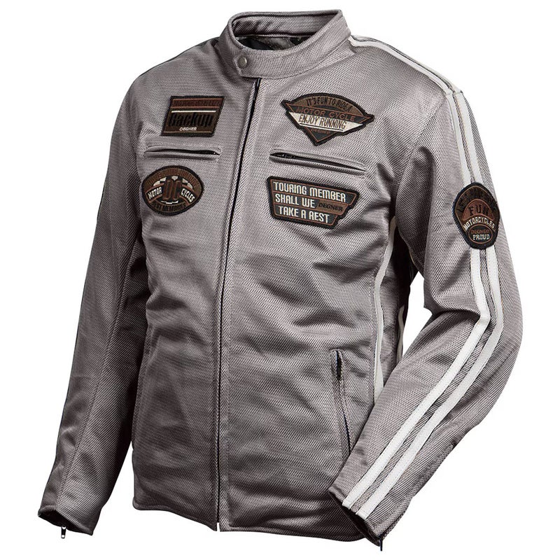 DEGNER デグナー テキスタイル フルメッシュジャケット グレー