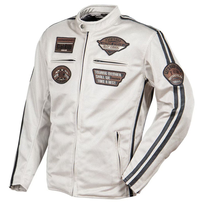 DEGNER デグナー テキスタイル フルメッシュジャケット ベージュ