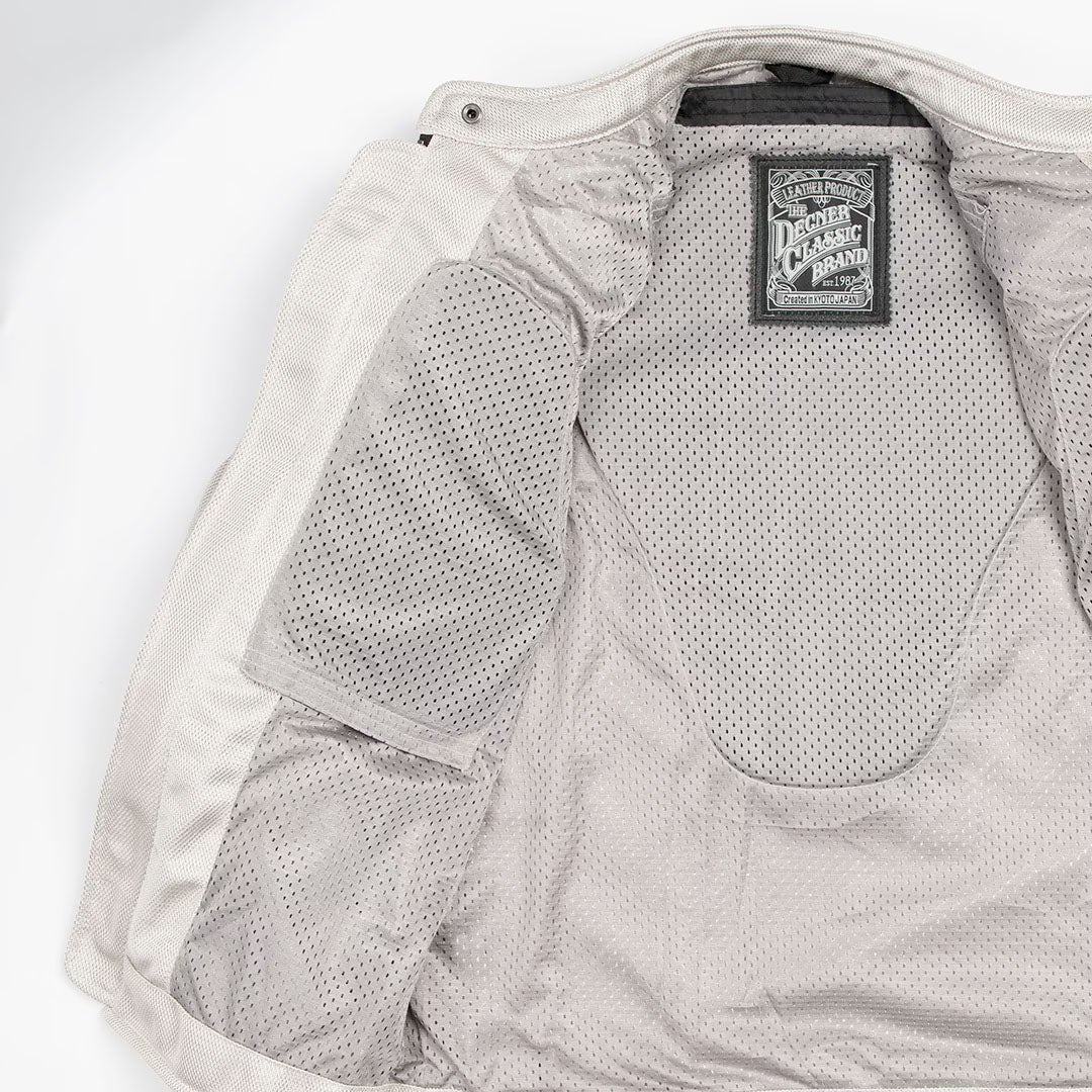 DEGNER デグナー テキスタイル フルメッシュジャケット ベージュ 3