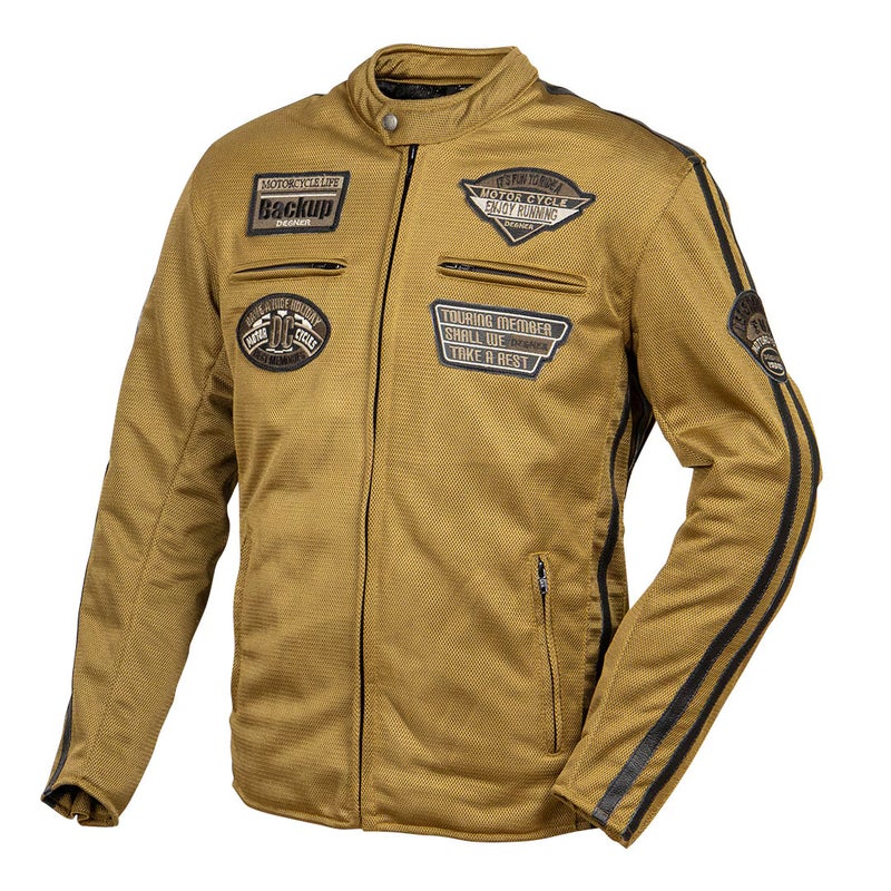 DEGNER デグナー テキスタイル フルメッシュジャケット ブラウン