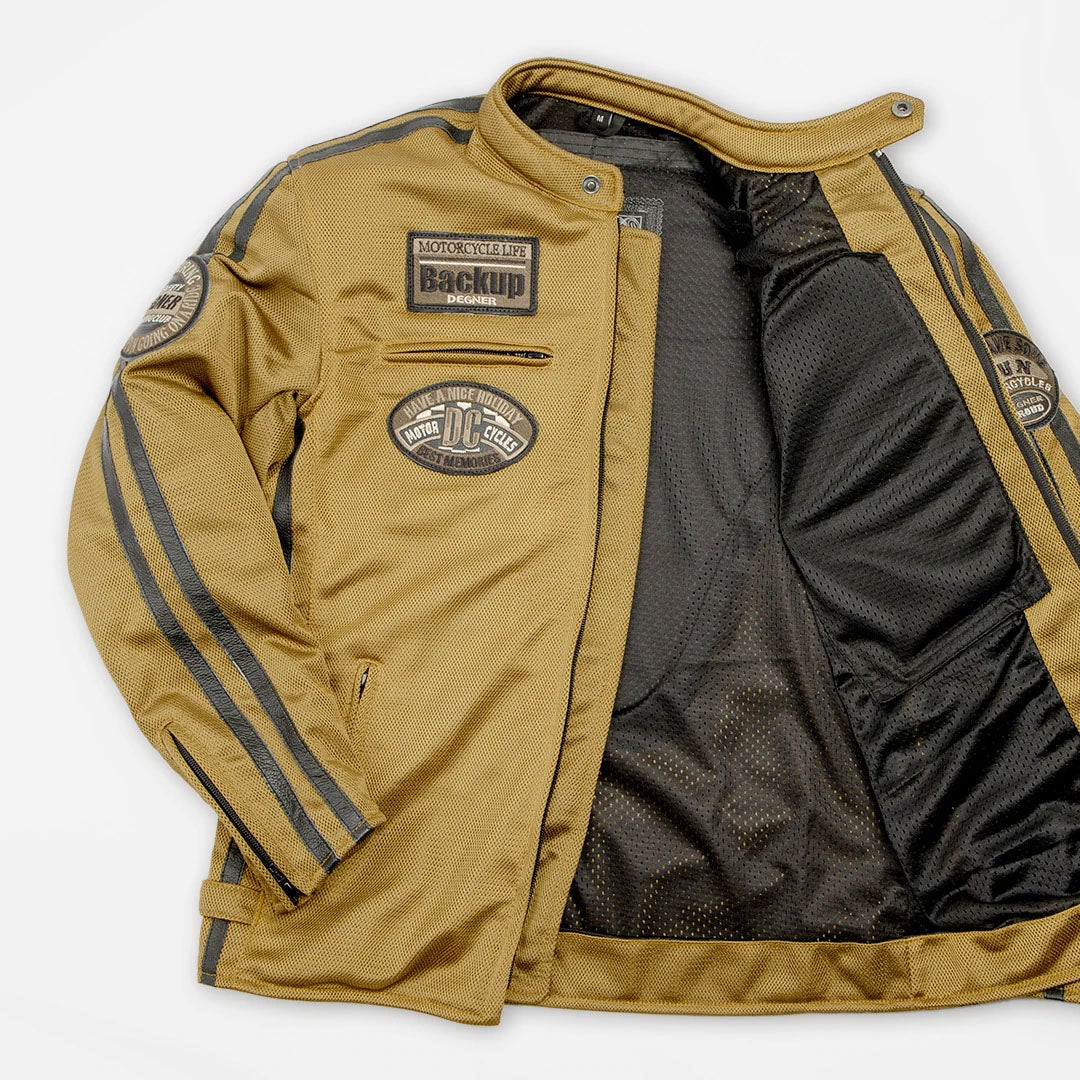 DEGNER デグナー テキスタイル フルメッシュジャケット ブラウン 3