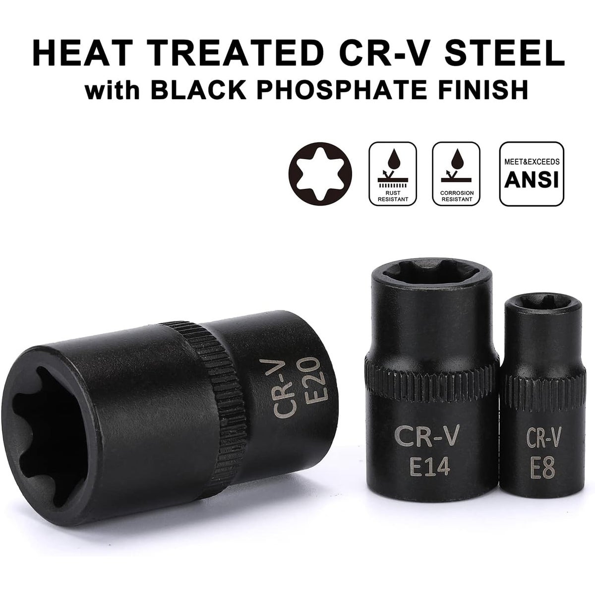 Mayouko インチ&mmサイズ・ビットソケット 107個セット5