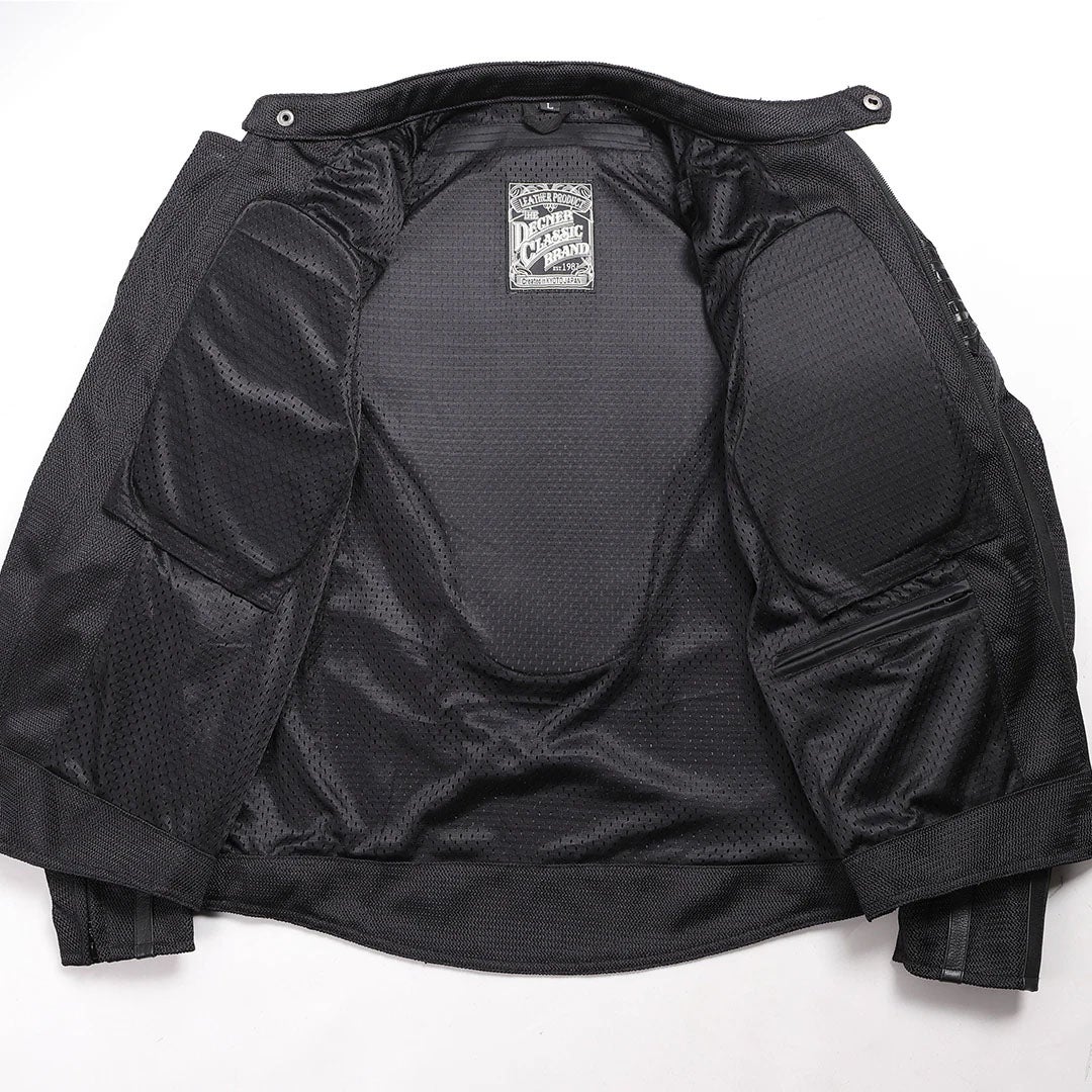 DEGNER デグナー テキスタイル フルメッシュジャケット ブラック 4