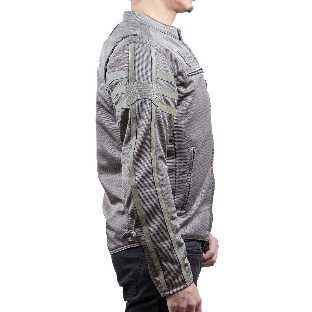 DEGNER デグナー テキスタイル フルメッシュジャケット グレー 2