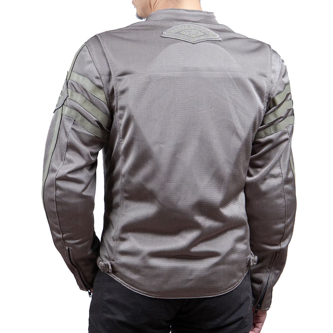 DEGNER デグナー テキスタイル フルメッシュジャケット グレー 3