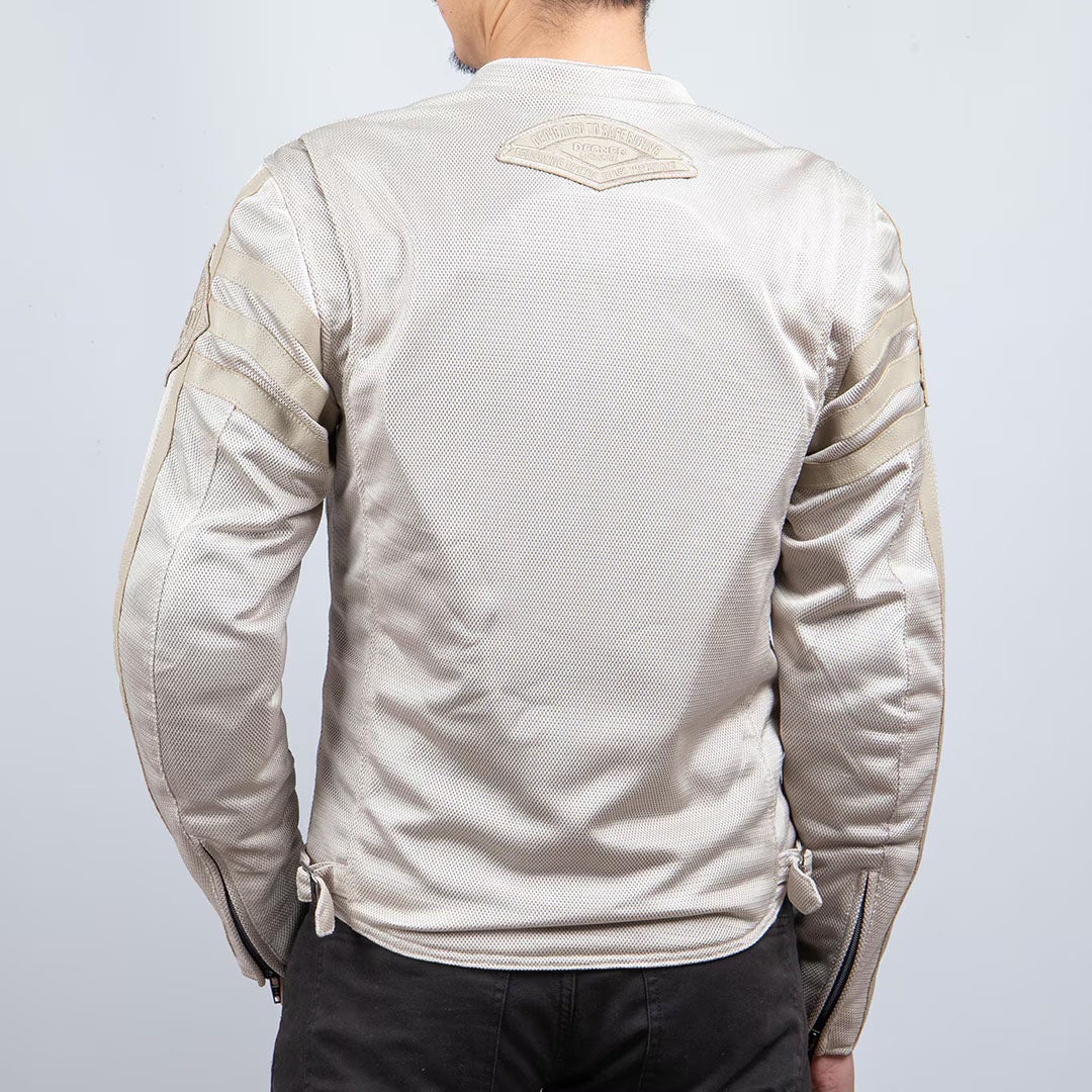 DEGNER デグナー テキスタイル フルメッシュジャケット ベージュ 3