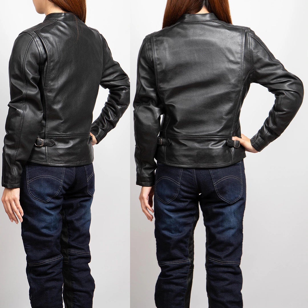 DEGNER デグナー レディース 金襴 シープレザー ジャケット 桧垣桜 11