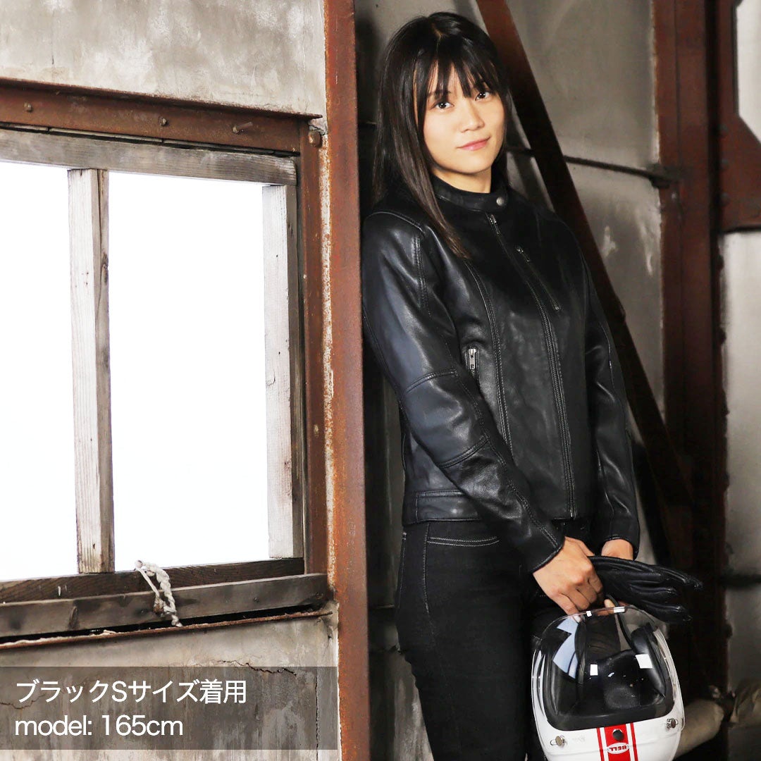 DEGNER デグナー レディース シープレザー ジャケット ブラック 2