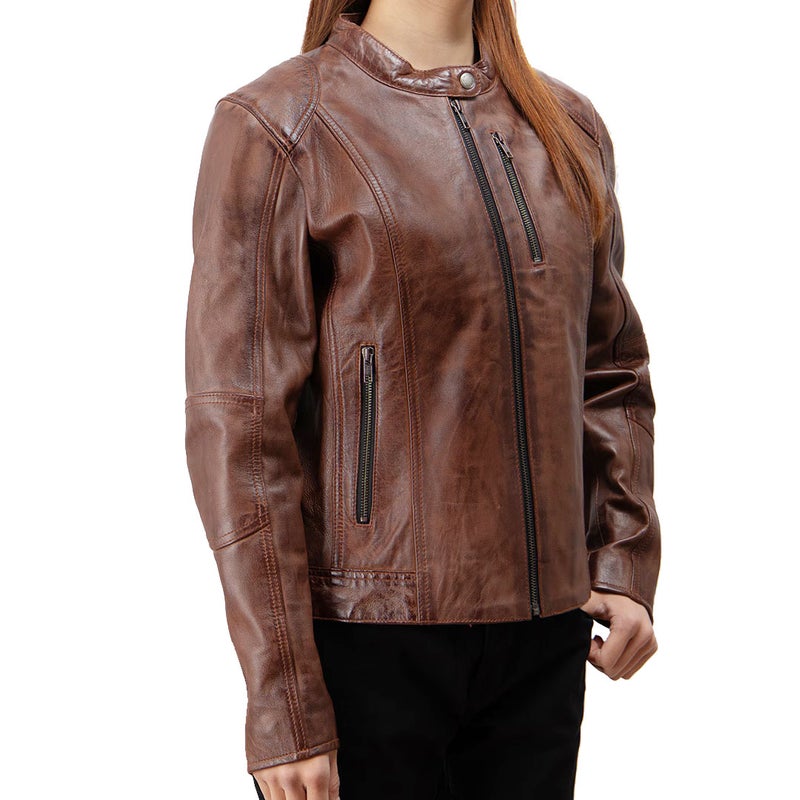 DEGNER デグナー レディース シープレザー ジャケット ブラウン