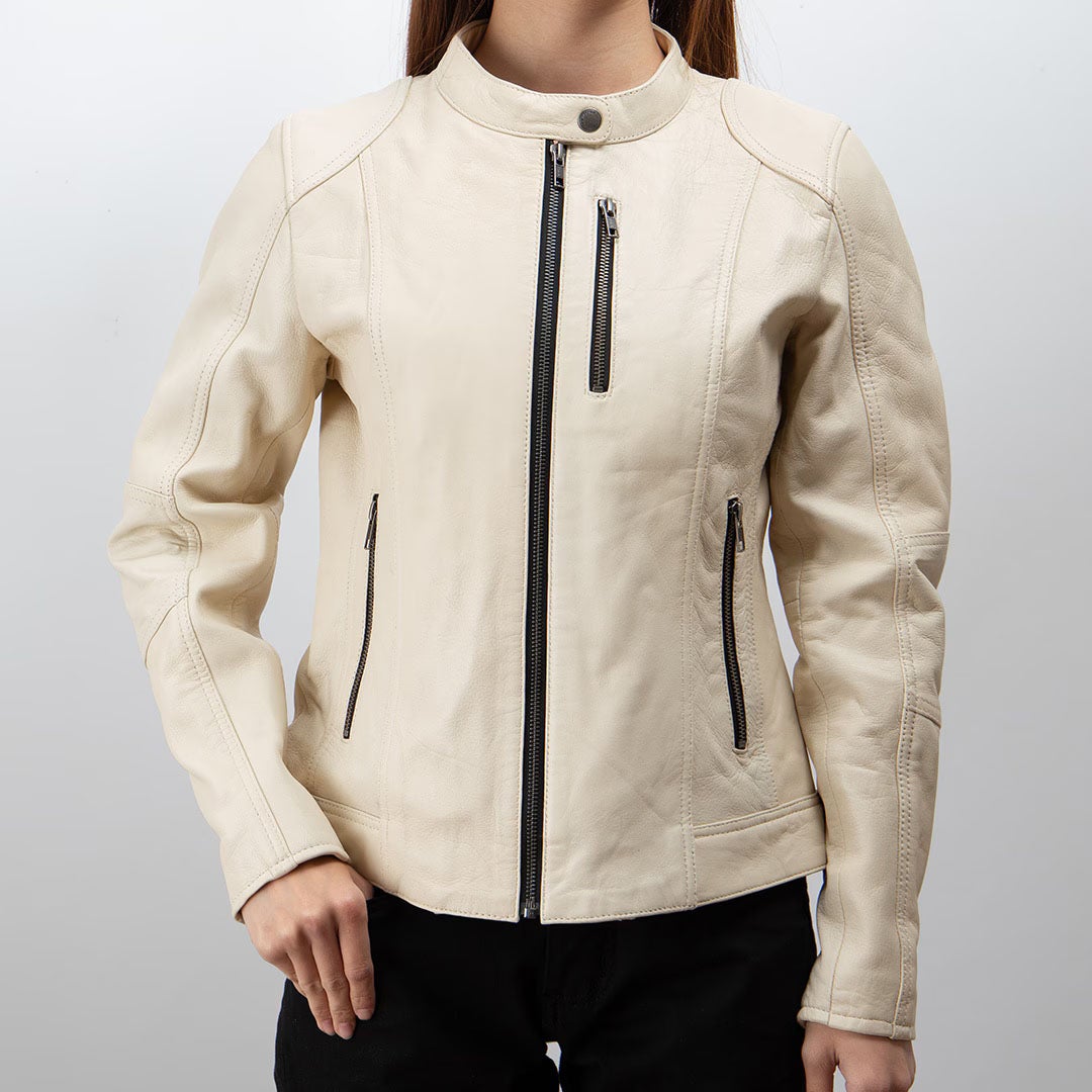 DEGNER デグナー レディース シープレザー ジャケット ベージュ