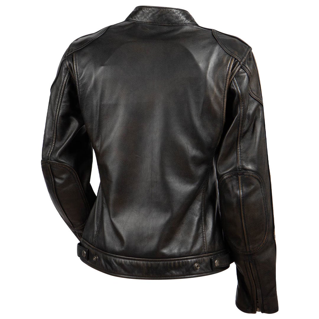 DEGNER デグナー レディース シープレザー ジャケット ワッペン付き 2