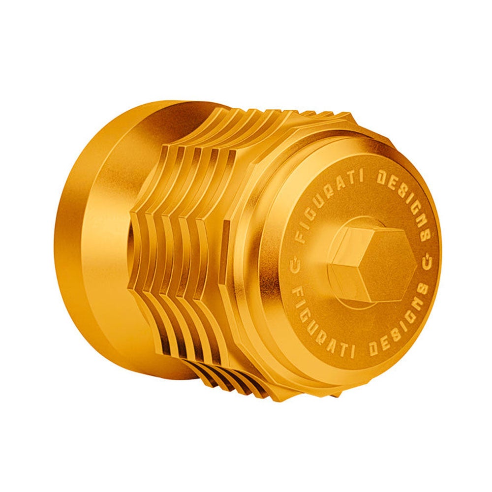 パフォーマンス マグネティック オイルフィルター ゴールド Figurati Designs 