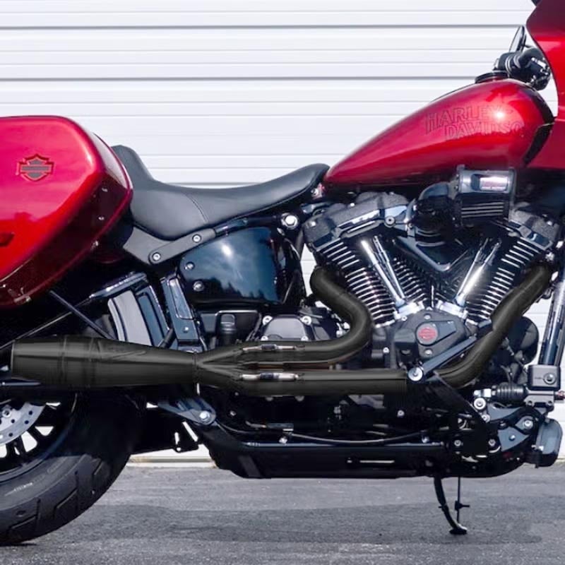 Intimidator ショーティー・2-1フルエキゾーストマフラー (ブラック)