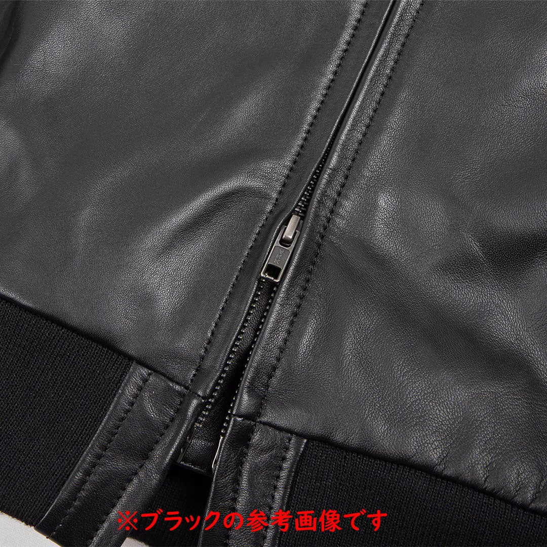 DEGNER デグナー レディース フード付き シープレザー ジャケット レッド 7