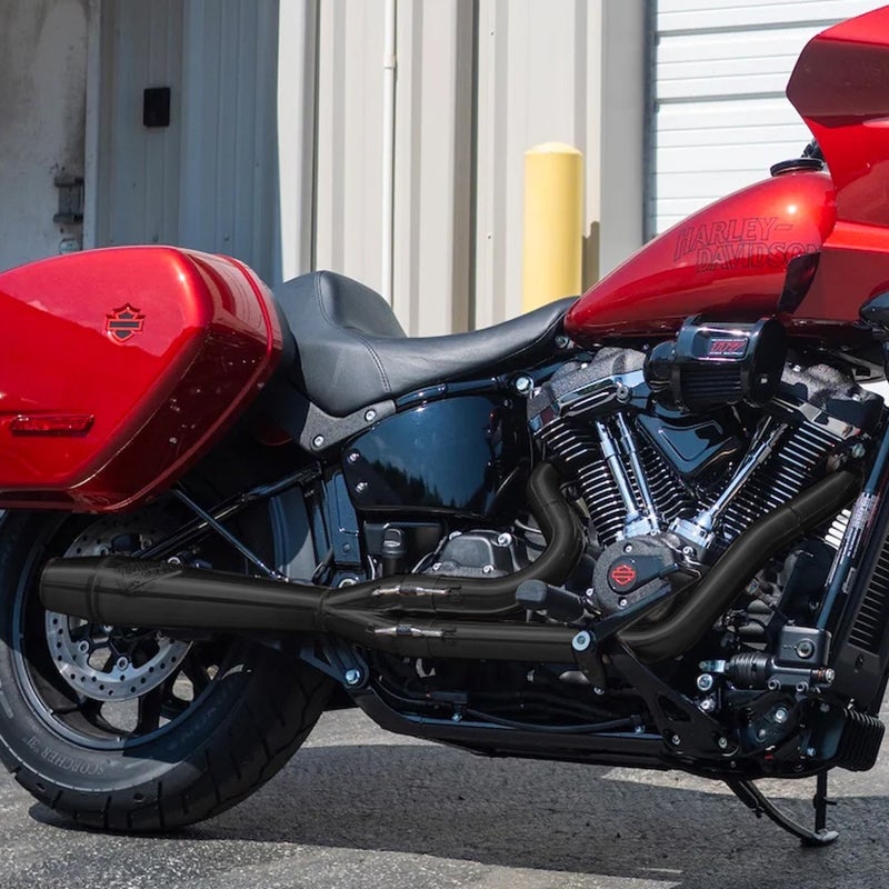 Intimidator ミッドレングス・2-1フルエキゾーストマフラー (ブラック)