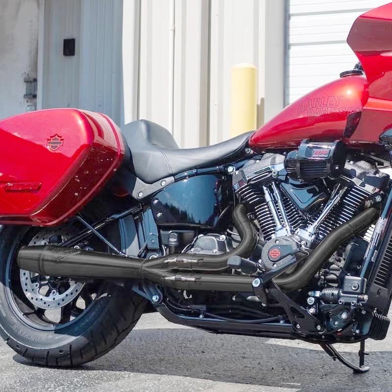 Intimidator ミッドレングス・2-1フルエキゾーストマフラー (ブラック)