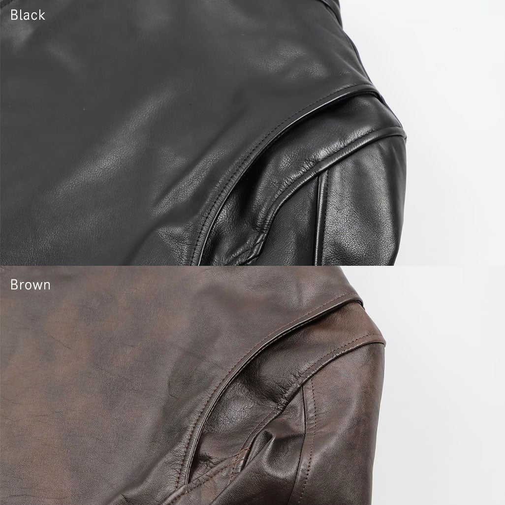 DEGNER デグナー レディース カウレザー ライダースジャケット ブラウン 11