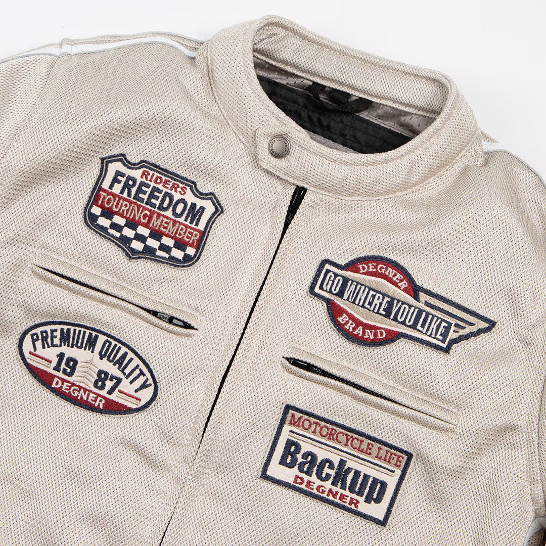 DEGNER デグナー レディース メッシュジャケット ベージュ 8