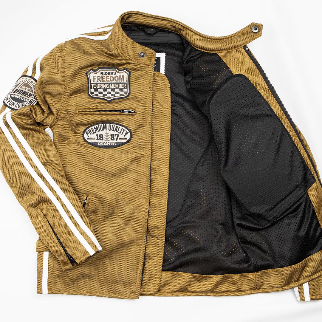 DEGNER デグナー レディース メッシュジャケット ブラウン 3