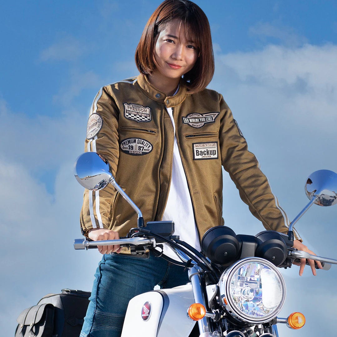 DEGNER デグナー レディース メッシュジャケット ブラウン 4